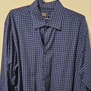 Men's Blue Checkered Shirt